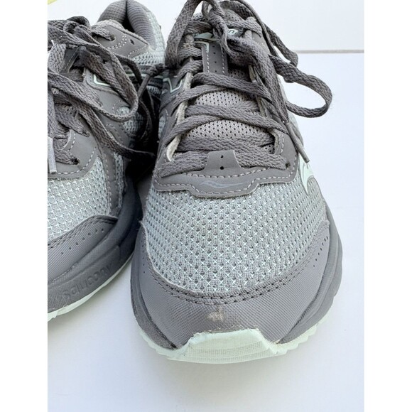 Saucony Grid Cohesion Tr11 Womens Sneakers 7 Running Shoes Gray/Mint Green - Picture 2 of 9